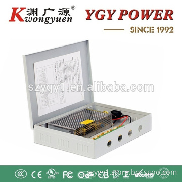 metal case Ouput 180W 15A-9CH open frame box power supply for CCTV camera